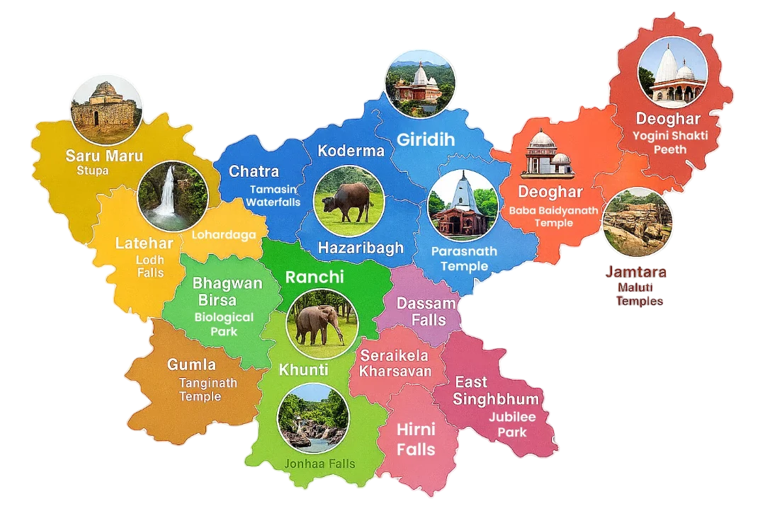 Jharkhand Map